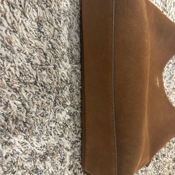 Coach Brown Suede Shoulder Bag - Picture 3 of 6